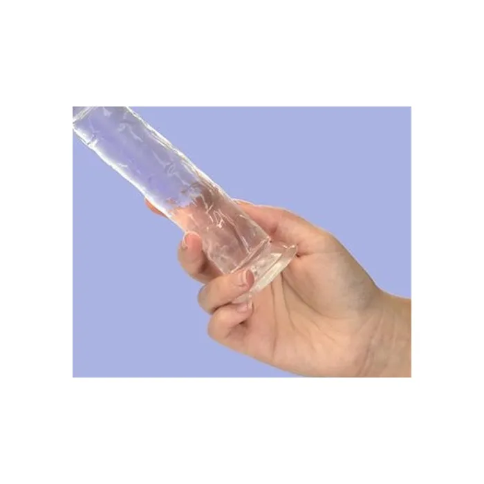 Addiction Dildos | Crystal Dildo Straight 7in Clear