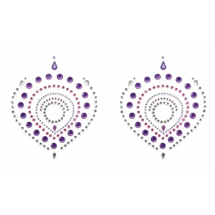 ENT Vibrators Bijoux Flamboyant Pasties PurplePink