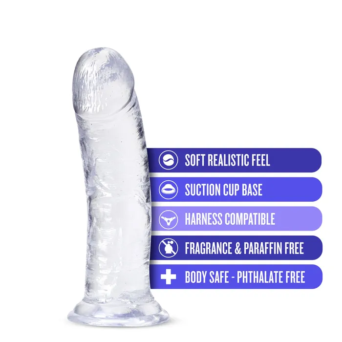 B Yours Plus Roar N Ride Clear Blush Novelties Dildos B Yours Plus Roar N Ride Clear Blush Novelties Dildos