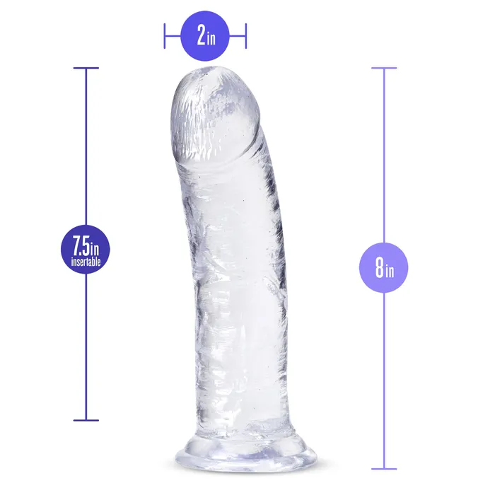 B Yours Plus Roar N Ride Clear Blush Novelties Dildos B Yours Plus Roar N Ride Clear Blush Novelties Dildos