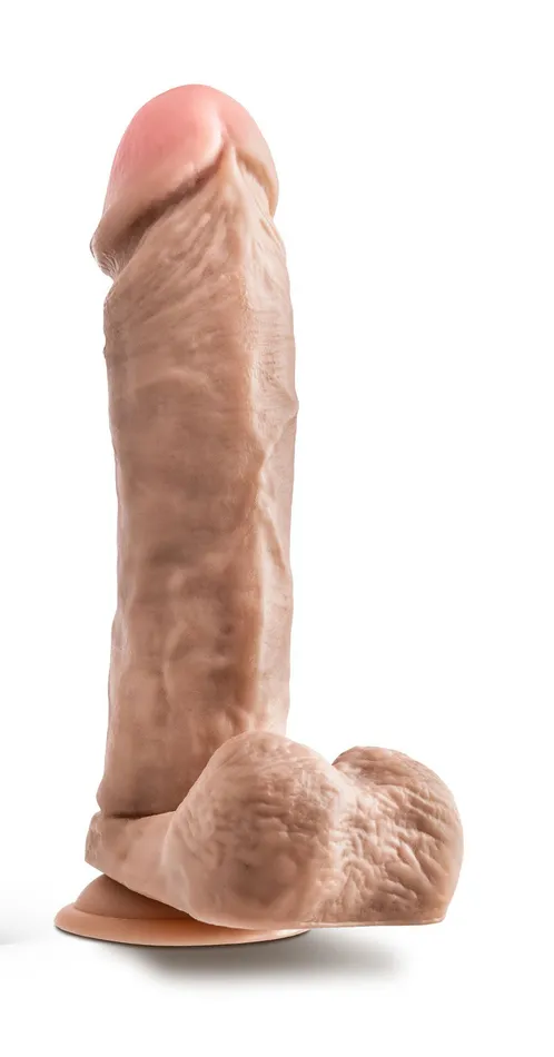 Blush Dildos Dr Skin Mr Magic 9 Inch Dildo With Balls Beige