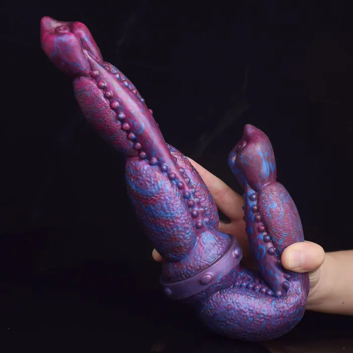 Dildos 169Inch Nadira Huge Double Ended Equine Dildo DirtyToyz