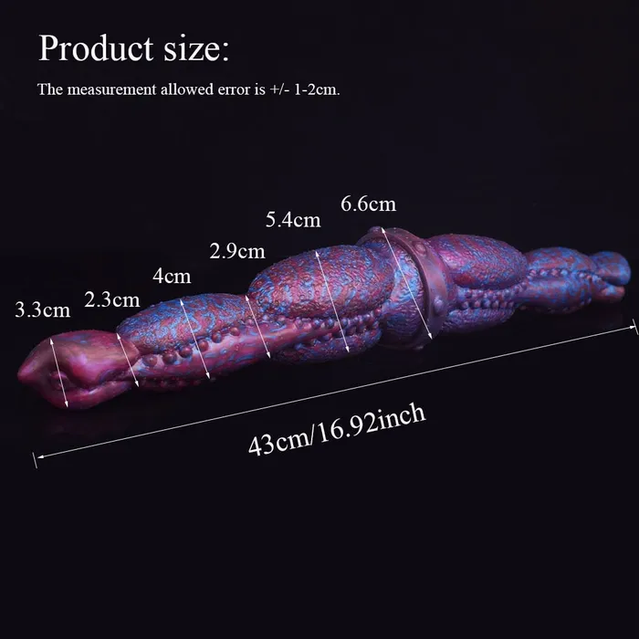 Dildos 169Inch Nadira Huge Double Ended Equine Dildo DirtyToyz Dildos 169Inch Nadira Huge Double Ended Equine Dildo DirtyToyz
