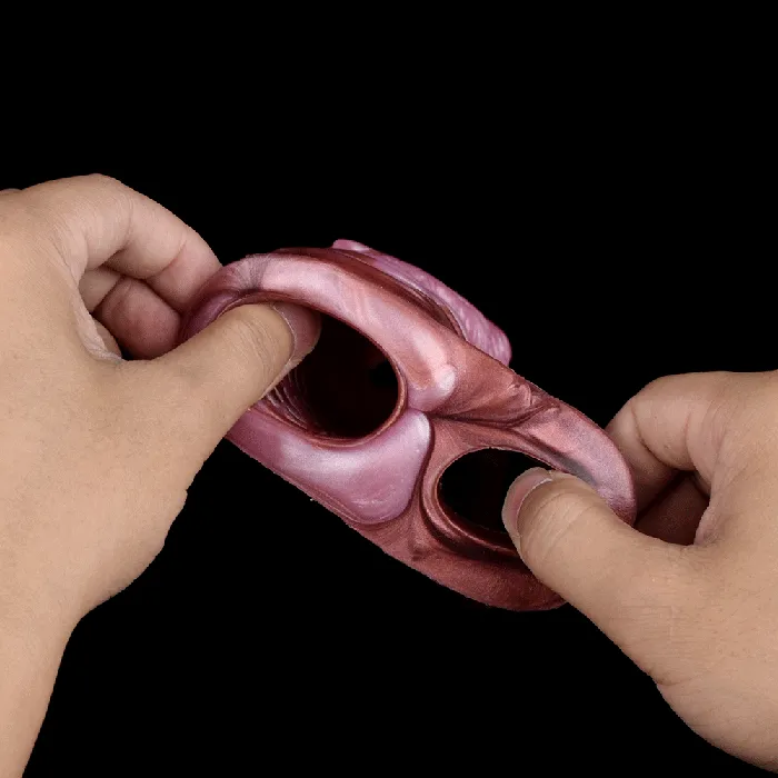 Male Sex Toys DirtyToyz Gorg Wolf Head Penis Sleeve Hollow Cock Extender