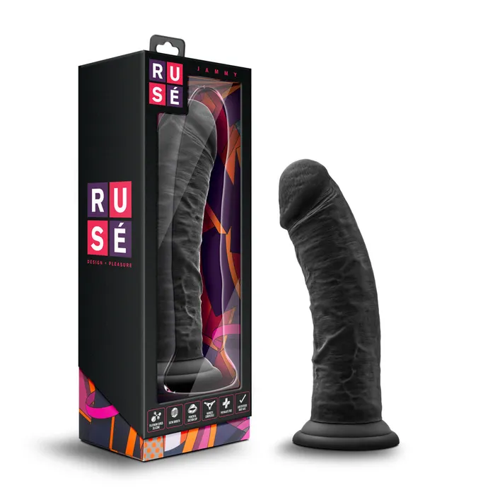 Blush Novelties Anal Ruse Jammy 75Inch Curvy Suction Cup Dildo for GSpot Fun